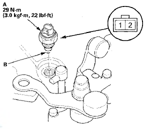 BACK-UP LIGHT SWITCH 2P CONNECTOR