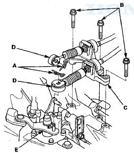 9. Disconnect the output shaft (countershaft) speed
