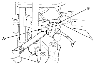 4. Measure the width of the shift arm.