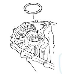 3. Install the differential assembly into the clutch