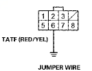 Wire side of female terminals