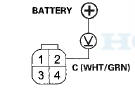 ALTERNATOR 4P CONNECTOR