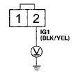 Wire side of ft male terminals