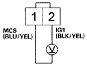 Wire side of female terminals