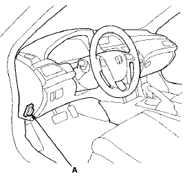 9. Turn the ignition switch to ON (II). Make sure the HDS