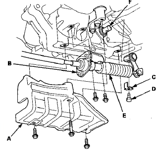 49. Vehicles with 1HG VINs: Pry up the lock tab of the lock