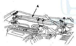 5. Remove the air cleaner housing (see page 11-332) and