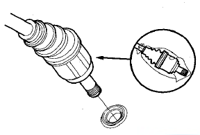 60. Remove the intermediate shaft. Coat all precision