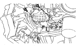 69. Remove the rear transmission housing mounting