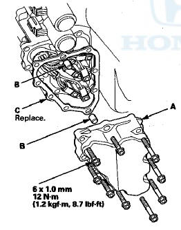 14. Disconnect the shift solenoid valve connectors from