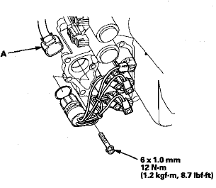 10. Disconnect the connectors from the shift solenoid