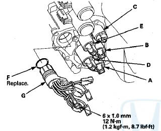 11. Connect the shift solenoid valve connectors: