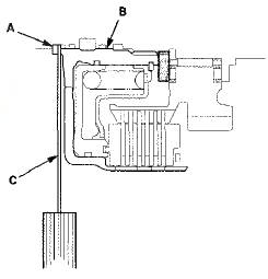 3. If the clearance is out of standard, remove the