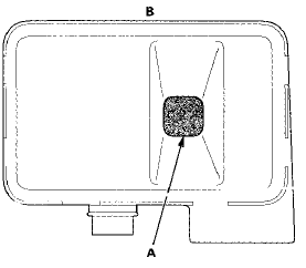 11. Test the ATF strainer by pouring clean ATF through