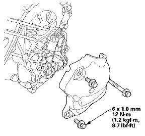 8. Disconnect the transmission range switch connector.