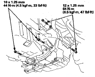 8. Remove the jack.