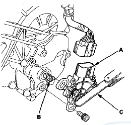 10. Tighten the bolts on the transmission range switch