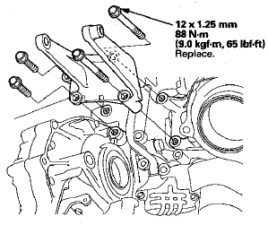 13. Install a new set ring (A) on the intermediate shaft (B).