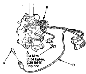 10. Remove the park pin switch/A/T gear position