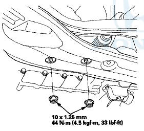 33. Vehicles with JHM VINs: Apply molybdenum grease