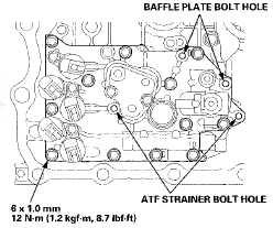 10. Install the regulator separator plate and the two dowel