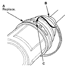 21. Close the hook portion of the band using