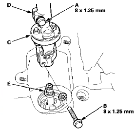 7. Disconnect the wire harness connectors from the combination switch