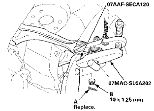 5. Disconnect the upper arm ball joint from the knuckle