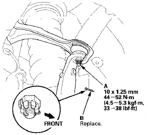 13. Clean the mating surfaces of the brake disc and the