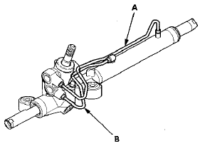 13. Drain the fluid from the cylinder fittings by slowly