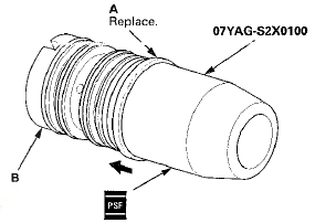 38. Align the ring guide with each groove in the sleeve,