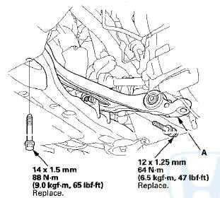 8. Install the lower arm in the reverse order of removal,