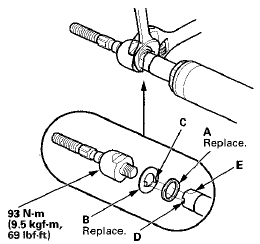 75. Hold the flat surface sections of the steering rack with