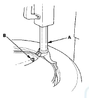 5. With a dry air source, inflate the tire to 300 kPa