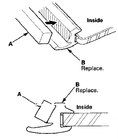 16. If you are installing a new windshield, set the