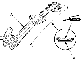 10. Install the glass and the regulator in the reverse order