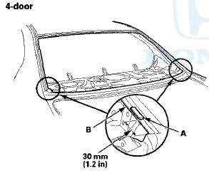 15. Set the rear window in the opening, and center it.