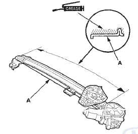 13. Install the glass and the regulator in the reverse order