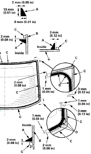 21. Hold the rear window with suction cups over the