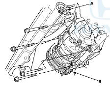 51. Remove the subframe middle mounts.