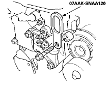 59. Attach a chain hoist (A) to the universal lifting eyelet