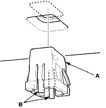 6. If the side curtain airbag has deployed, replace the