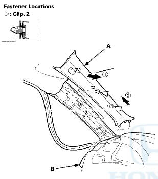 5. If the side curtain airbag has been deployed, replace