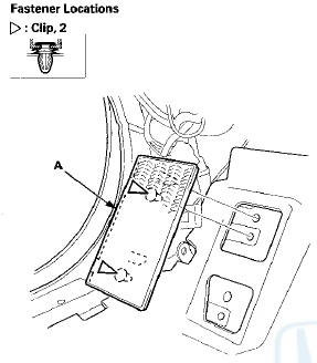 5. M/T: Remove the bolts, then move the shift lever