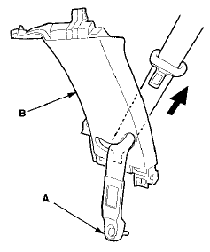 7. Install the trim in the reverse order of r e m o v a l , and