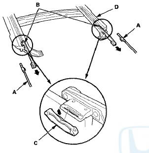11. Install the drain channel slider and cable assembly in