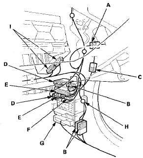 8. With premium sound system: Disconnect the stereo