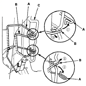 13. Driver's seat with lumber support: Remove the