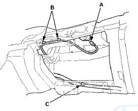 8. Remove the screw and detach the clips, then remove