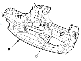 10. Assemble the dashboard and the steering hanger